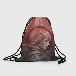 Рюкзак-мешок Гравюра девуша-андроид, цвет: 3D-принт