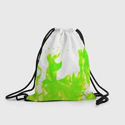 Рюкзак-мешок Кислотный огонь, цвет: 3D-принт