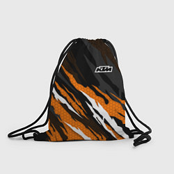 Рюкзак-мешок KTM - Рваный гексагон, цвет: 3D-принт