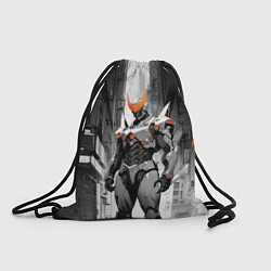 Рюкзак-мешок Боевой мощный робот, цвет: 3D-принт