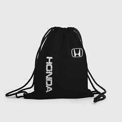Рюкзак-мешок Honda white logo auto, цвет: 3D-принт
