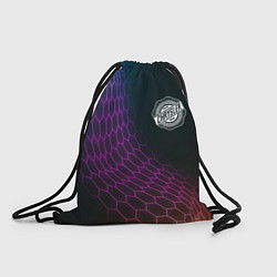 Рюкзак-мешок Chrysler neon hexagon, цвет: 3D-принт