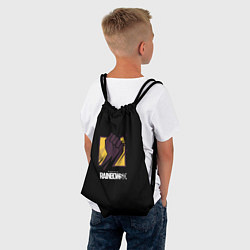 Рюкзак-мешок Радуга 6 лого стиль, цвет: 3D-принт — фото 2