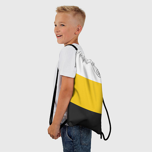 Мешок для обуви За веру царя и святую триединую Русь НИКА черная / 3D-принт – фото 3