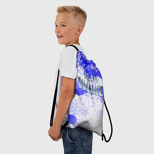 Мешок для обуви Alan wake всплеск красок / 3D-принт – фото 3