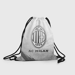 Рюкзак-мешок AC Milan - white gradient, цвет: 3D-принт