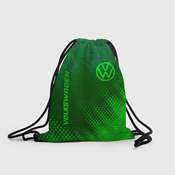 Рюкзак-мешок Volkswagen - green gradient вертикально, цвет: 3D-принт