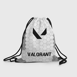 Рюкзак-мешок Valorant glitch на светлом фоне по-центру, цвет: 3D-принт
