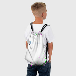 Рюкзак-мешок Vrising глитч краски, цвет: 3D-принт — фото 2