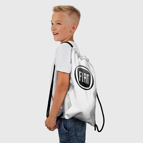 Мешок для обуви Fiat white poly / 3D-принт – фото 3