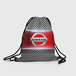 Рюкзак-мешок Nissan авто текстура, цвет: 3D-принт