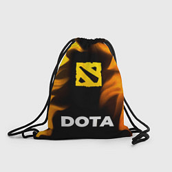 Рюкзак-мешок Dota - gold gradient по-центру, цвет: 3D-принт