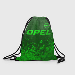 Рюкзак-мешок Opel - green gradient посередине, цвет: 3D-принт