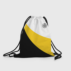 Рюкзак-мешок Мы русские с нами Бог малый черный кцк Николай II, цвет: 3D-принт