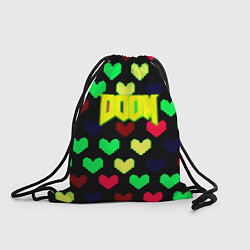 Мешок для обуви Doom кислотные сердца