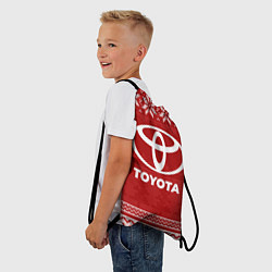 Рюкзак-мешок Новогодний Toyota, цвет: 3D-принт — фото 2