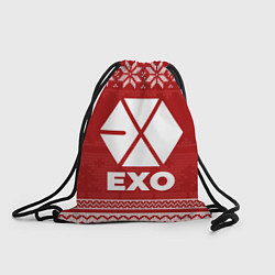Рюкзак-мешок Новогодний Exo, цвет: 3D-принт