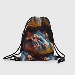 Мешок для обуви Бегемоты