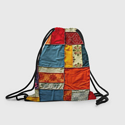 Мешок для обуви Пэчворк из ярких тканей