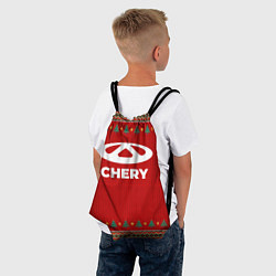 Рюкзак-мешок Chery new year, цвет: 3D-принт — фото 2