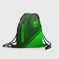 Рюкзак-мешок Brighton - green gradient вертикально, цвет: 3D-принт