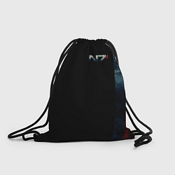 Рюкзак-мешок Shepard N7 - светлый, цвет: 3D-принт