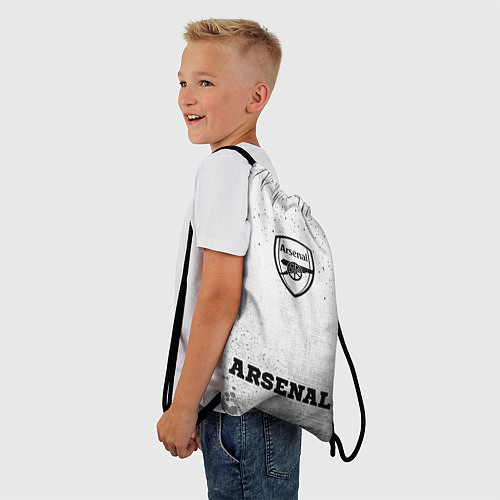 Мешок для обуви Arsenal - white gradient по-центру / 3D-принт – фото 3