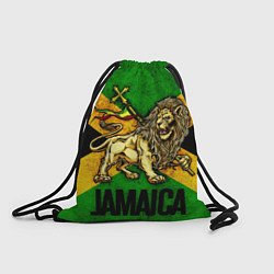 Рюкзак-мешок Jamaica lion flag, цвет: 3D-принт