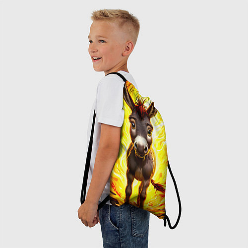 Мешок для обуви Ослик в огне / 3D-принт – фото 3