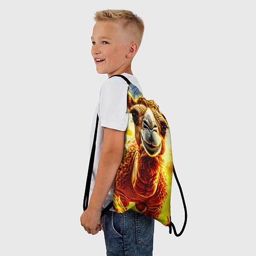 Мешок для обуви Верблюд в огне / 3D-принт – фото 3