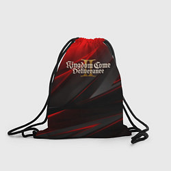 Рюкзак-мешок Kingdom Come Deliverance 2 red black, цвет: 3D-принт
