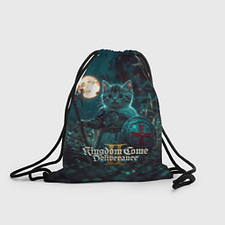 Рюкзак-мешок Kingdom Come Deliverance 2 котенок рыцарь, цвет: 3D-принт