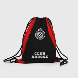 Рюкзак-мешок Club Brugge - red gradient по-центру, цвет: 3D-принт