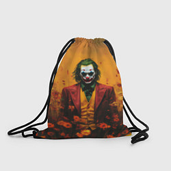 Рюкзак-мешок Джокер в поле цветов, цвет: 3D-принт
