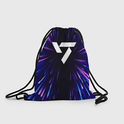 Рюкзак-мешок Seventeen neon energy, цвет: 3D-принт