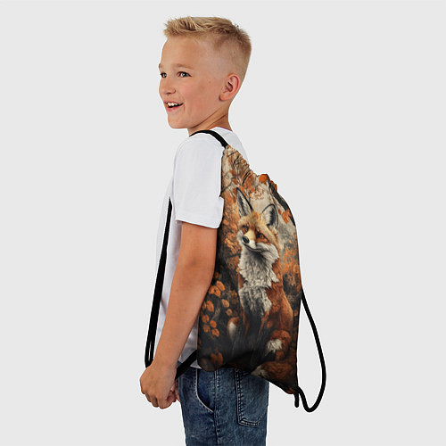 Мешок для обуви Лис в лесной чаще / 3D-принт – фото 3