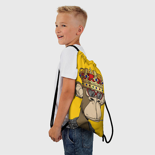 Мешок для обуви NFT ape king / 3D-принт – фото 3