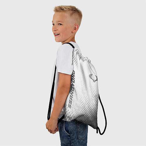 Мешок для обуви SsangYong - white gradient вертикально / 3D-принт – фото 3