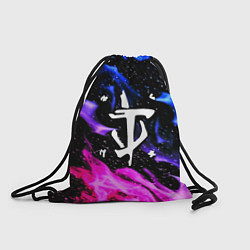 Мешок для обуви Doom flame neon