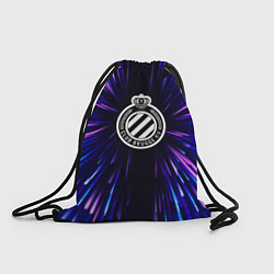 Рюкзак-мешок Club Brugge neon energy, цвет: 3D-принт