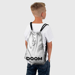 Рюкзак-мешок Doom - white gradient по-центру, цвет: 3D-принт — фото 2