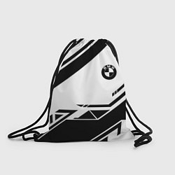 Рюкзак-мешок BMW geometry black, цвет: 3D-принт