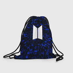 Рюкзак-мешок BTS blue energy, цвет: 3D-принт