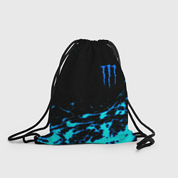 Мешок для обуви Monster energy голубые краски