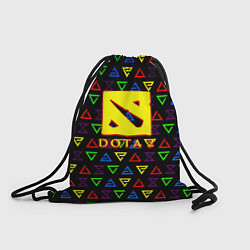 Рюкзак-мешок Dota pattern witcher, цвет: 3D-принт