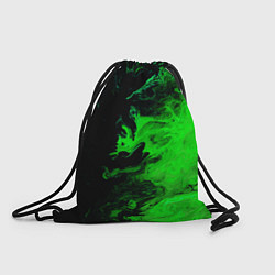 Мешок для обуви Color green black