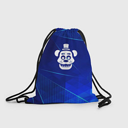 Рюкзак-мешок FNAF blue poly, цвет: 3D-принт