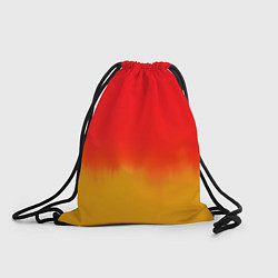 Рюкзак-мешок Абстракция с красным и желтым, цвет: 3D-принт