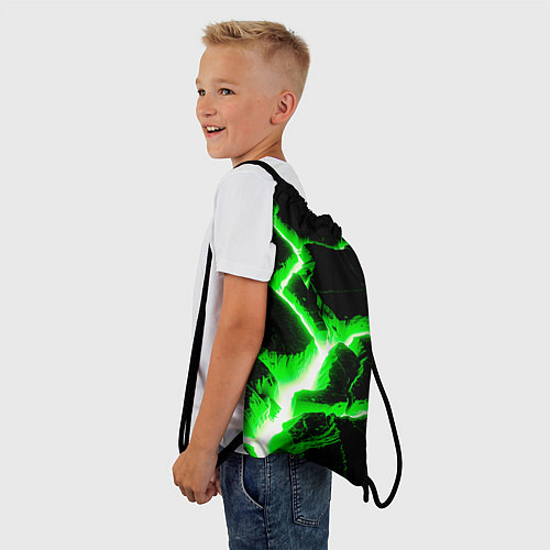 Мешок для обуви Разлом / 3D-принт – фото 3