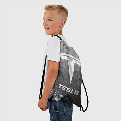 Мешок для обуви Tesla - grey gradient / 3D-принт – фото 3